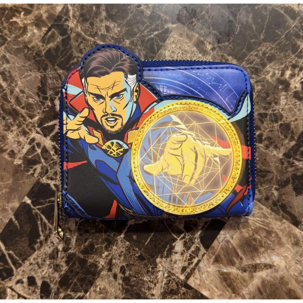 NWOT Loungefly x Marvel Doctor Strange Multiverse of Madness Zip Around Wallet